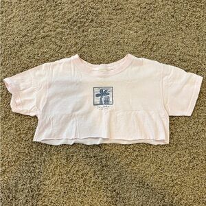 Cropped St John US Virgin Islands Graphic Tee